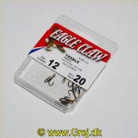 047708600316 - T-PACK - 2X TREBLE REG SHANK CURVED POINT - Model:374TH-12 - Enheder per pakke: 20