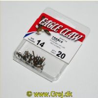 047708600323 - T-PACK - 2X TREBLE REG SHANK CURVED POINT - Model:374TH-14 - Enheder per pakke: 20