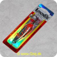 049762629432 - Luhr-Jensen Krocodile holografisk - 20 g - Flo Orange Reflex