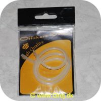 058367703000 - X2 Gummi Slange 2.5 mm indvendig diameter Glow - 40 cm - Til forfang - RAV3000