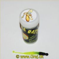 12600002SC - Serrena Baits - Model: Milow - 10 stk. - Duft: Banan - Farve: Sort/Chartreuse