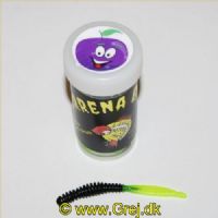 12610003SC - Serrena Baits - Model: Merlin - 10 stk. - Duft: Blomme - Farve: Sort/Chartreuse