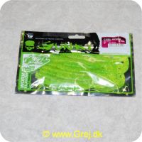 3297830326043 - Gunki C EEL worm 12.7 cm - 15 stk - Lime/Chartreuse
