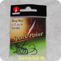 3359222855347 - Drop Shot Superskarpe kroge til fiskeri efter multer, rimter og andre medearter