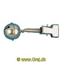 4005652111599 - Metal klokke holder for stangspids med flad klemme - Længde:8cm. - 001 1980 004