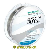 4005652116006 - Platinum Royal line - Rullekapacitet:300M. - Brudstyrke:4.8kg. - Farve:Grå - 001 2302 020
