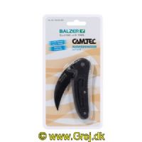 4005652154763 - Camtec rensningkniv/foldekniv - Længde:15cm. - Farve:Sort - 001 8424 009