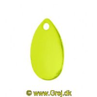 4005652161327 - Edition Sea, fladfiske spoon blade med eyelets - Længde:8cm. - Farve:Gul, UV - 001 4732 042