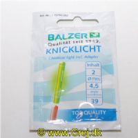 4005652162768 - Knæklys, 2 stk. per pakke, 4.5mm - Længde:3.9cm. - 001 1979 052
