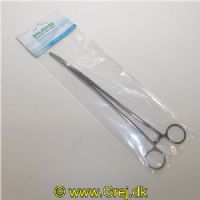 4005652188058 - Arterieklemme, buet - Længde:25cm. - Farve:Sølv - 001 8437 025