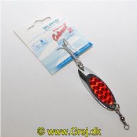 4005652281872 - Colonel Z Disc Spoon - Vægt:30g. - Farve:Rød Glitter - 001 3189 030
