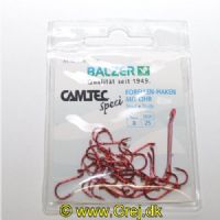 4005652293066 - Camtec Speci ørredkrog med øje - Farve:Rød - 001 7871 008