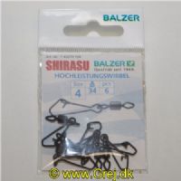 4005652806464 - Shirasu safety 1-punkts swivel med hægte - Brudstyrke:34kg. - 001 4207 104