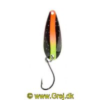 4005652821610 - Pro Staff Series Swindler Spoon - 30mm. - Vægt:2.3g. - Farve:Sort/gul/orange glimmer, UV - 001 6067 209