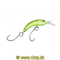 4005652825434 - "Hectic Maggot" ørredwobbler - 30mm. - Vægt:1.3g. - Farve:Gul/sort/, UV - Baittype:Synkende - 001 6020 204