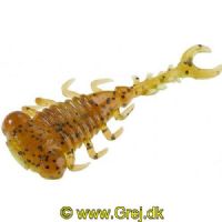 4005652861616 - Shirasu Street Micro Beast - 38mm. - Vægt:0.5g. - Farve:Green Pumpkin - Baittype:Flydende - Smag/duft:Blæksprutte - 001