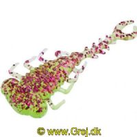 4005652861630 - Shirasu Street Micro Beast - 38mm. - Vægt:0.5g. - Farve:Purple/Chartreuse - Baittype:Flydende - Smag/duft:Blæksprutte -