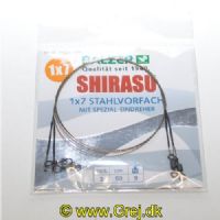 4005652863719 - Shirasu Wire forfang med Quick Change Clip - Længde:50cm. - Brudstyrke:9kg. - 001 6174 009