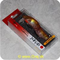 4029569334100 -  Yuwaku Bell Boy - leddelt wobler med 2 klokker bagtil - 9cm/14g - Flame Orange