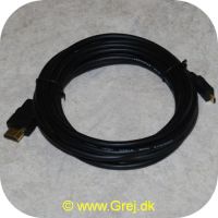 4040849319433 - HDMI til Micro HDMI på 3m i sort