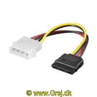 4040849506741 - 4 pin molex til Sata stik