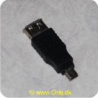 4040849509704 - USB 2.0 til miniUSB adapter