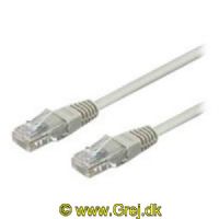 4040849684449 - Internet kabel - Type RJ45 - Cat6 - 10m - Grå
