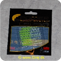 4044641093416 - Power Trout system Long Tail  Worm - 8 stk - Lemon