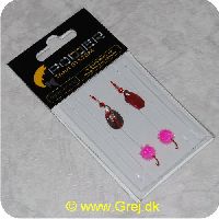 4044641095601 - Power Trout System Spinner rig - Krog str. 10 - Line 0,18mm/120cm lang - Pink spinneblade - Små lette spinnerigs, der kan bruges både til UL-spinnestang og fluestang