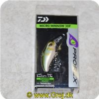 4059845015508 - Micro Minnow 30F - farve: Setsuki Ayu sort/gylden/hvid - Diving Depht: 0.3-0.5m