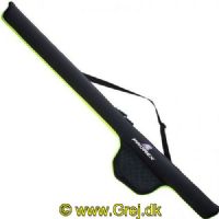 4059845094718 - Daiwa Prorex Sleeve stangtaske til 9/10 fods stang og hjul - sort/lime-trim