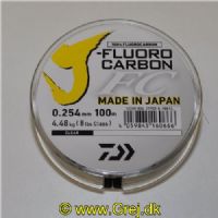 4059845160666 - Daiwa J-Fluorocarbon - 0.254mm/4.48kg - 100m - Made in Japan
