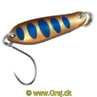 4250203344692 - FTM Fishing Tackle Max Skeblink Boogie 1.6g -  Sølv med blå stribe med brun kant