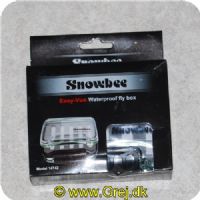 4710681147425 - Snowbee Easy Vue Flueæske - Udv. mål 12x9.5x4cm - 2 sidet - Vandtæt -Model:14742