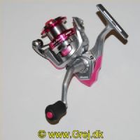 4718947048202 - Okuma PP2-3000 - Forbremse hjul i sølv og pink
