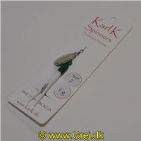 491844205 - Karl K Spinners - Put and Take - 5g - Str. 2 - Grøn/Hvid gummi og sølv blad