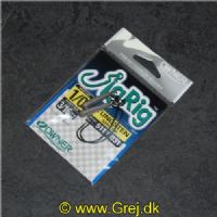 4953873012709 - Owner - JigRig - Tungsten Sinker - Str. 1/0 - 2 stk. - 5,3g