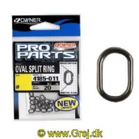 4953873016851 - Owner Pro Parts - Ovale springringe - Str. 4 - 20 stk. - Testet til 39,9 kg
