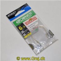 4953873097959 - Owner boa rig - størelse 6 enkelt-kroge - 9,1 kg - 150 cm - 3 stk.