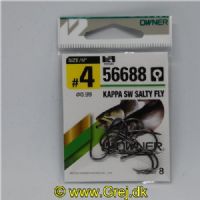 4953873484056 - Owner 56688 Kappa SW Salty Fly - Enkeltkroge - 8 stk - Meget skarpe - Str. 4