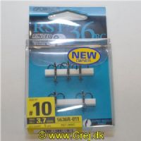 4953873498848 - S-Owner trekroge - Model RST-36BC - Str. 10 - 5 stk. - Meget skarpe og med ring i krogøjet