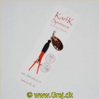 495813308 - Karl K Spinners - Put and Take - 8g - Str. 3 - Sort/Orange gummi og kobber blad