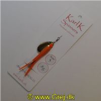 497021308 - Karl K Spinners - Put and Take - 8g - Str. 3 - Orange gummi og guld blad