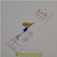 497843205 - Karl K Spinners - Put and Take - 5g - Str. 2 - Blå/Hvid gummi og guld blad
