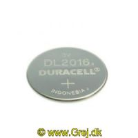 5000394203884 - Duracell CR2016 - Lithium batteri - 3V - 2 stk