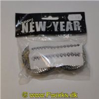 5700382243259 - 2 stk metallic guilander Ass. farver