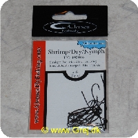 5704011017624 - Shrimp/Dry/Nymph - Lige øje - Special bøjet - Sort - 20 stk - Str. 8