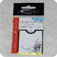 5704011017655 - Shrimp/Dry/Nymph - Lige øje - Special bøjet - Sort - 20 stk - Str. 14