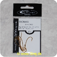 5704011017839 - Salmon enkeltkrog - opadbøjet øje - Gold - 6 stk - str. 2