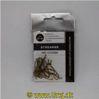 5704041017519 - Streamer kroge str. 6 - Down eye - 1x Strong Wire - 3x Long Round Bend - Messing farvet